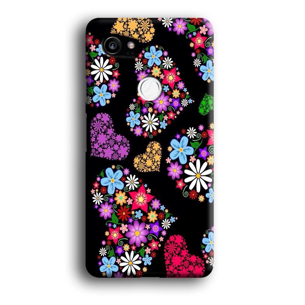 Love Colorfull Flower Google Pixel 2 XL 3D Case-Xtracase