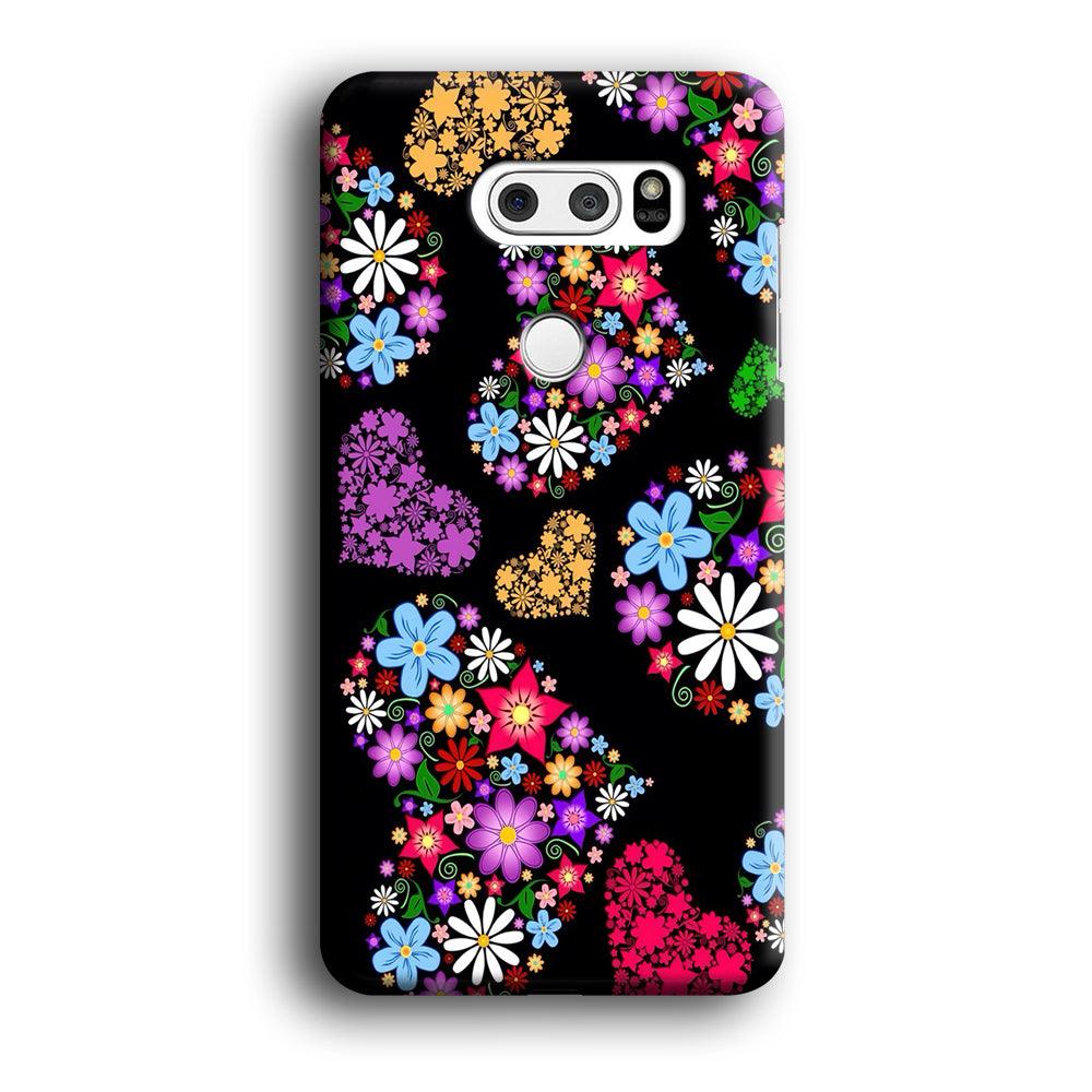 Love Colorfull Flower LG V30 3D Case-Xtracase
