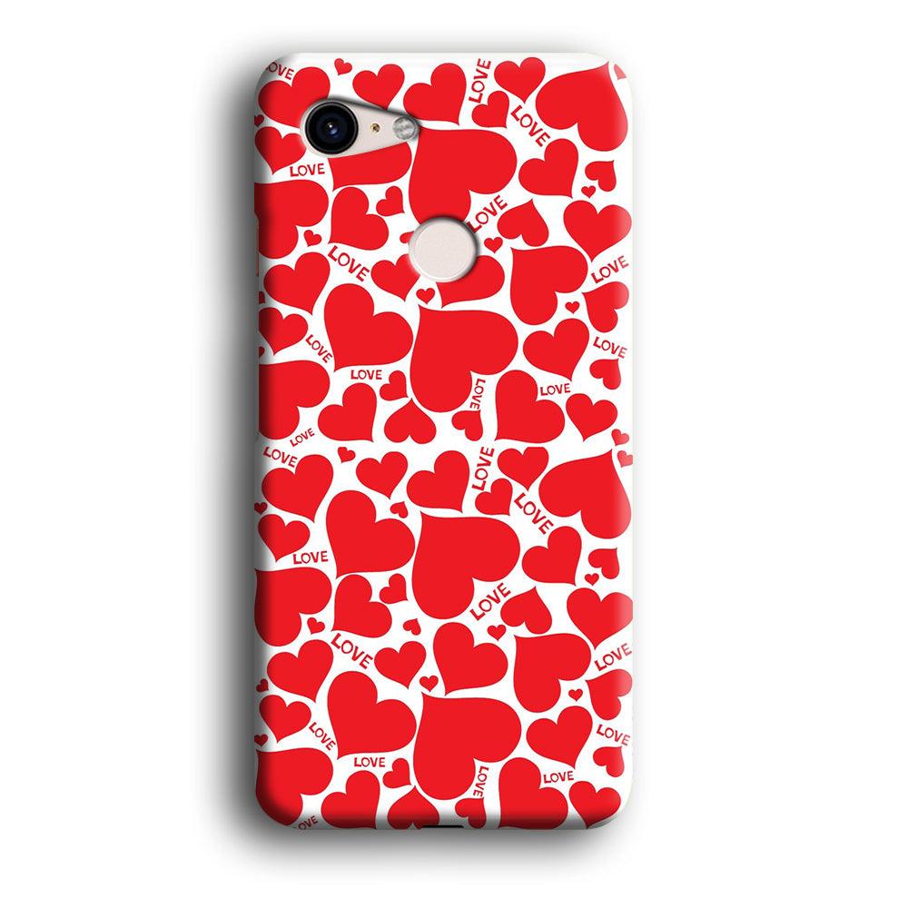 Love Full Case Google Pixel 3 3D Case-Xtracase