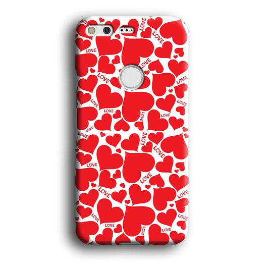 Love Full Case Google Pixel XL 3D Case-Xtracase