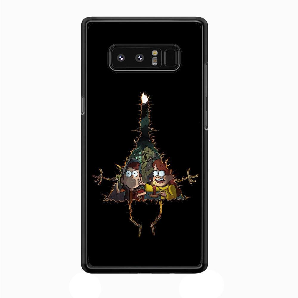 Mabel and Dipper Gravity Falls Samsung Galaxy Note 8 Case-Plastic / Full Wrap (3D Case)-Xtracase