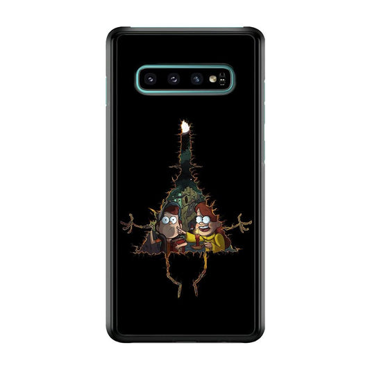 Mabel and Dipper Gravity Falls Samsung Galaxy S10 Plus Case-Plastic / Full Wrap (3D Case)-Xtracase