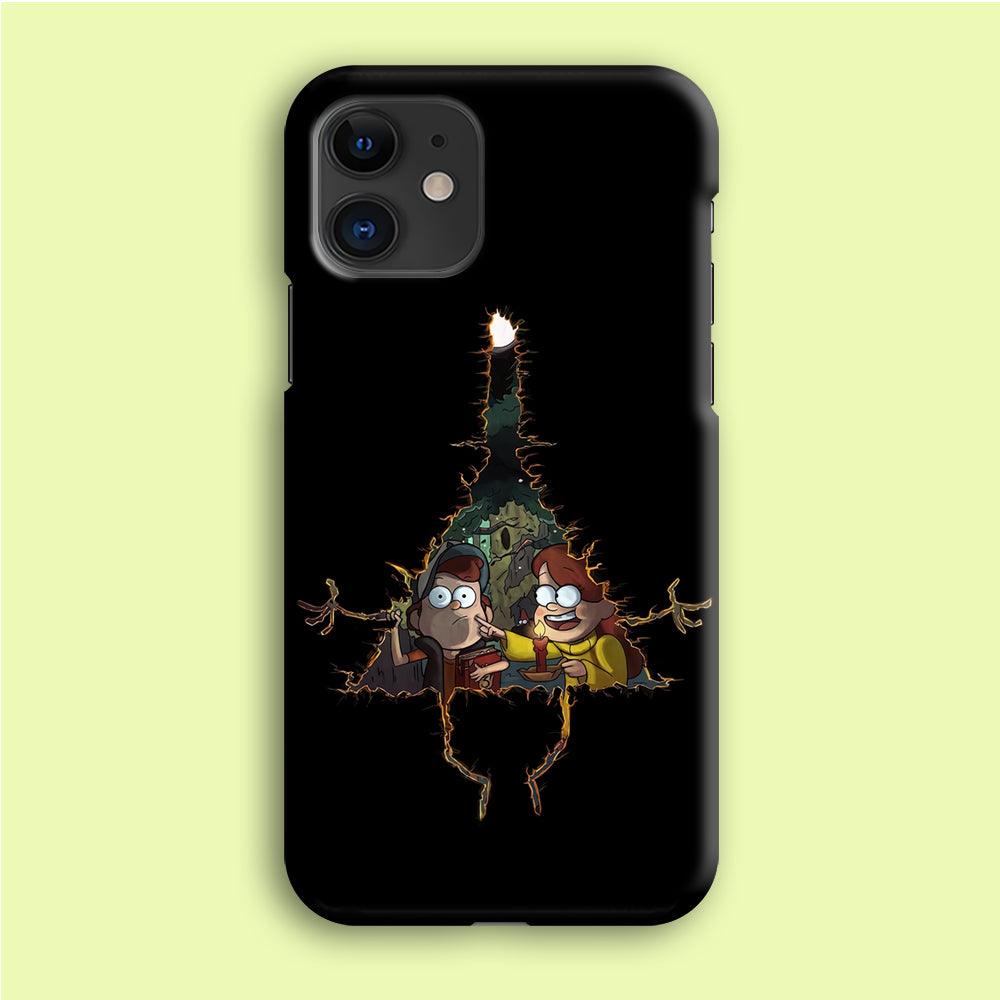 Mabel and Dipper Gravity Falls iPhone 12 Case-Plastic / Full Wrap (3D Case)-Xtracase