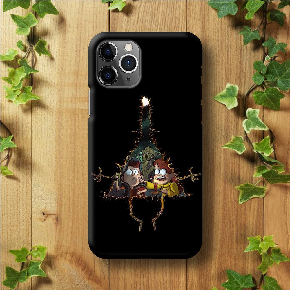 Mabel and Dipper Gravity Falls iPhone 11 Pro Max Case-Plastic / Full Wrap (3D Case)-Xtracase