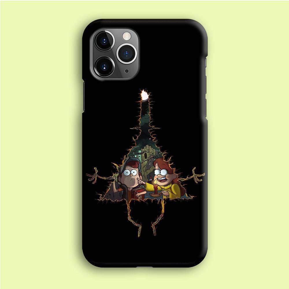 Mabel and Dipper Gravity Falls iPhone 12 Pro Case-Plastic / Full Wrap (3D Case)-Xtracase