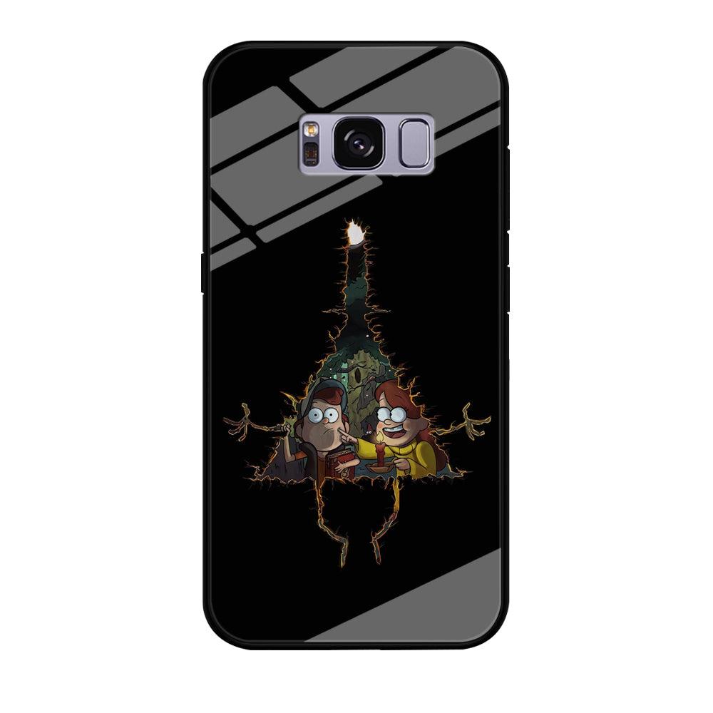 Mabel and Dipper Gravity Falls Samsung Galaxy S8 Case-Tempered Glass Case-Xtracase