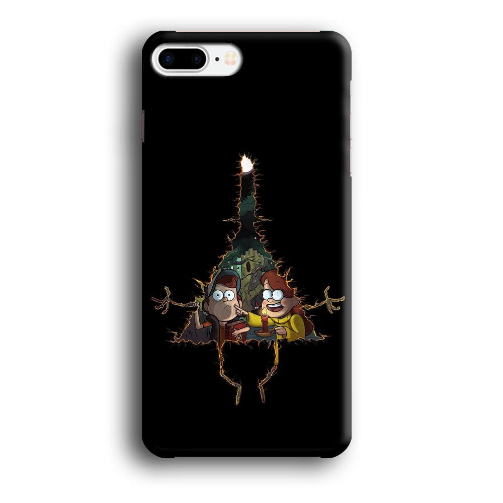 Mabel and Dipper Gravity Falls iPhone 8 Plus Case-Plastic / Full Wrap (3D Case)-Xtracase