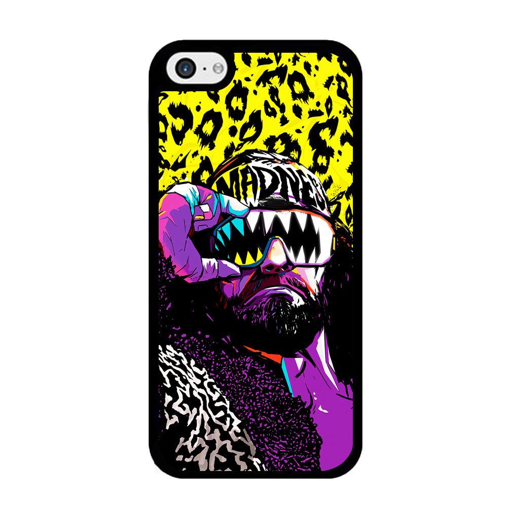 Macho Man Randy Savage iPhone 5 | 5s Case-Rubber / Black (2D Case)-Xtracase