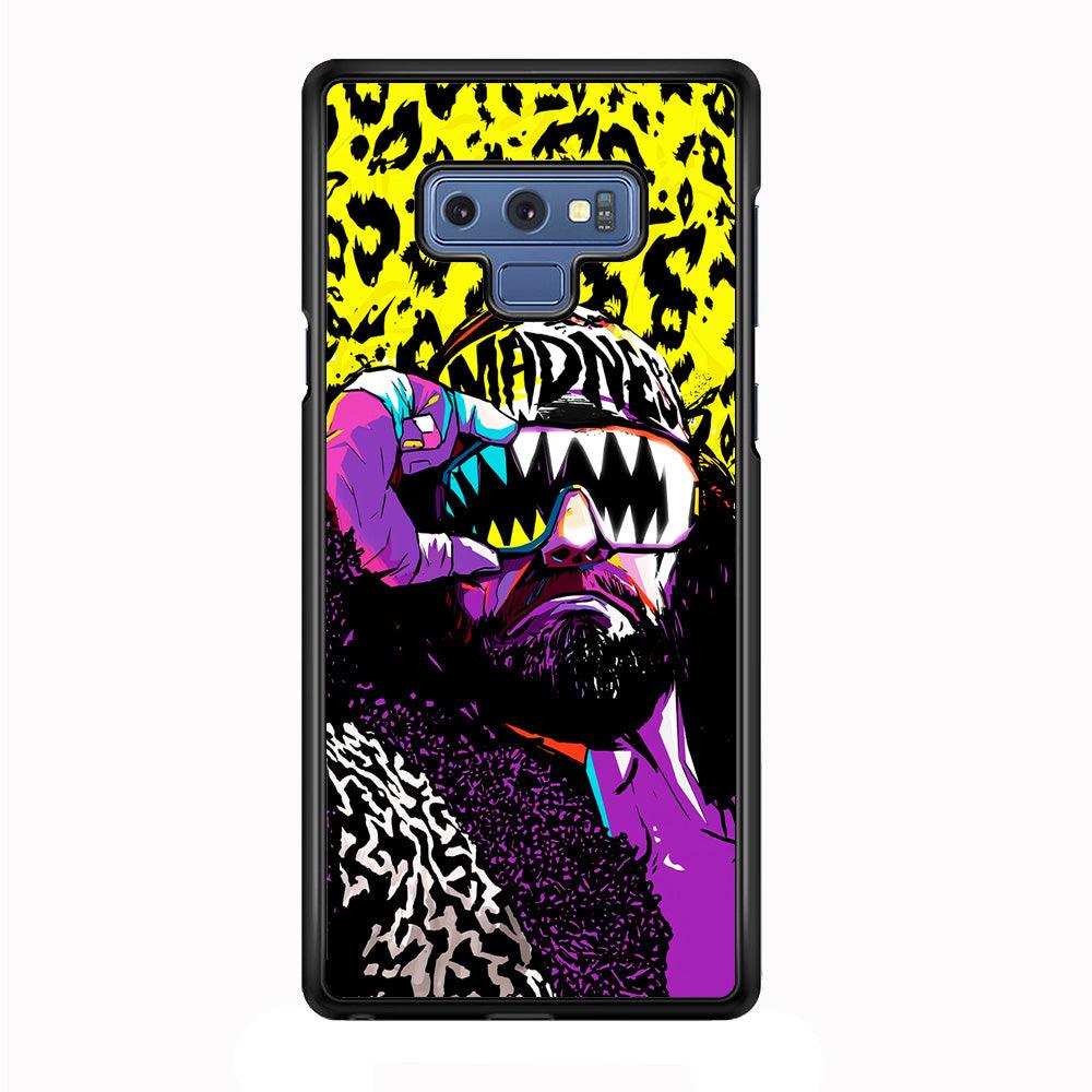Macho Man Randy Savage Samsung Galaxy Note 9 Case-Rubber / Black (2D Case)-Xtracase