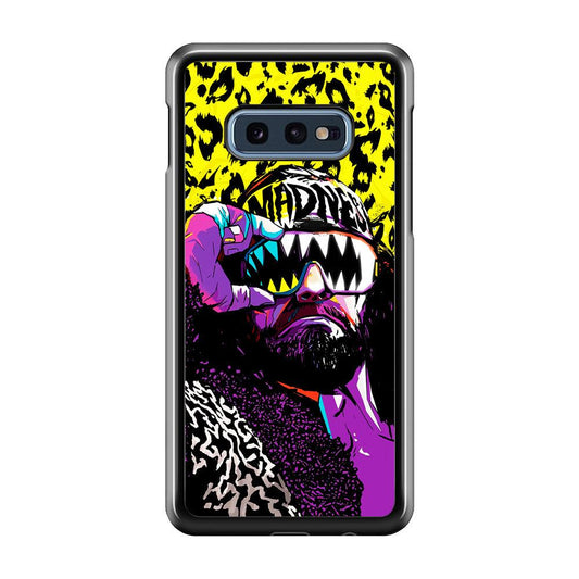 Macho Man Randy Savage Samsung Galaxy S10E Case-Rubber / Black (2D Case)-Xtracase