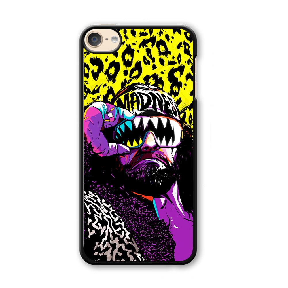 Macho Man Randy Savage iPod Touch 6 Case-Plastic / Black (2D Case)-Xtracase