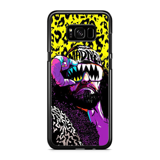 Macho Man Randy Savage Samsung Galaxy S8 Case-Rubber / Black (2D Case)-Xtracase