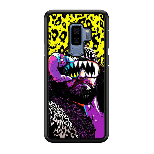 Macho Man Randy Savage Samsung Galaxy S9 Plus Case-Rubber / White (2D Case)-Xtracase