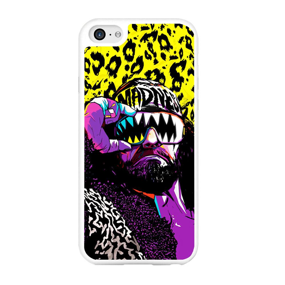 Macho Man Randy Savage iPhone 6 | 6s Case-Rubber / White (2D Case)-Xtracase