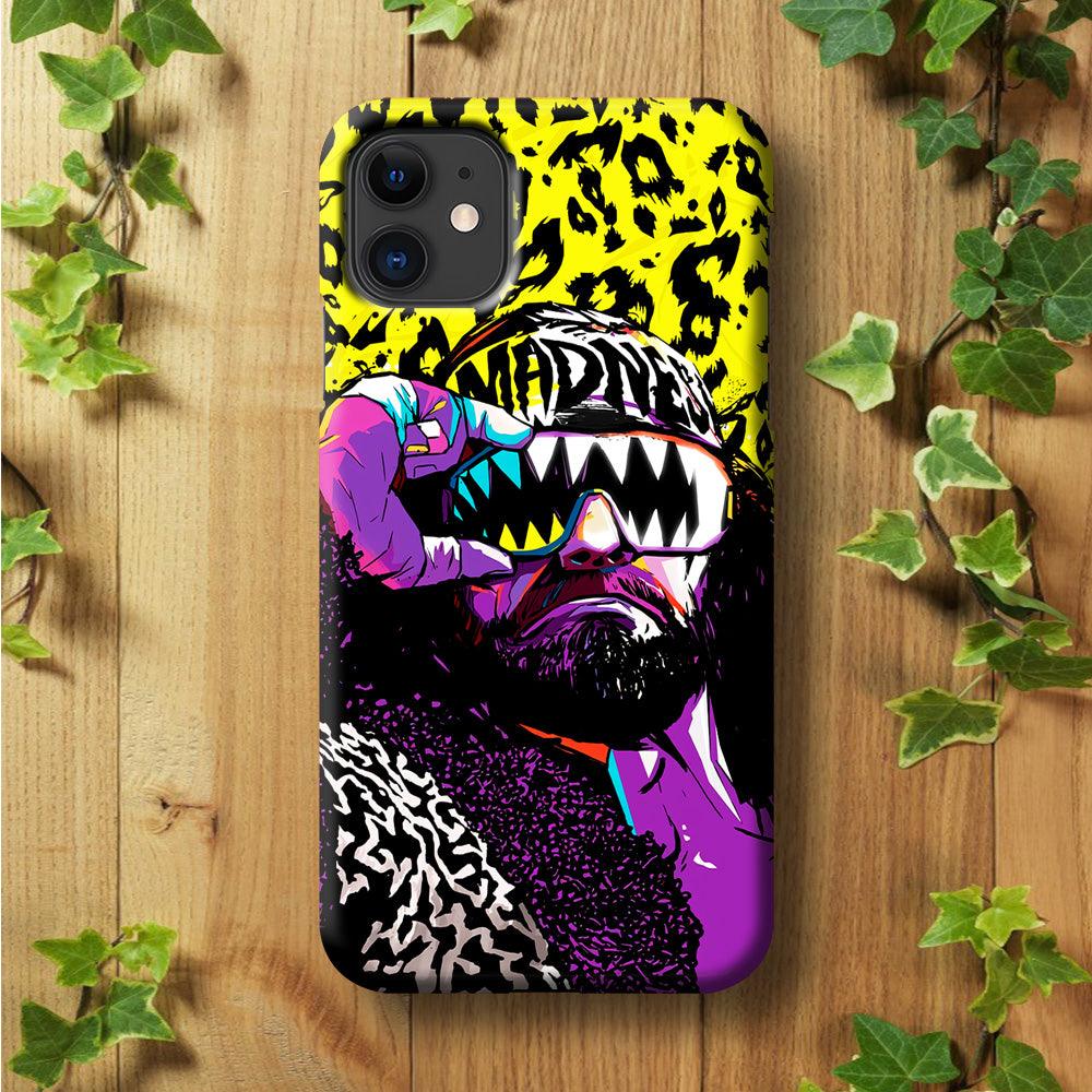 Macho Man Randy Savage iPhone 11 Case-Plastic / Full Wrap (3D Case)-Xtracase