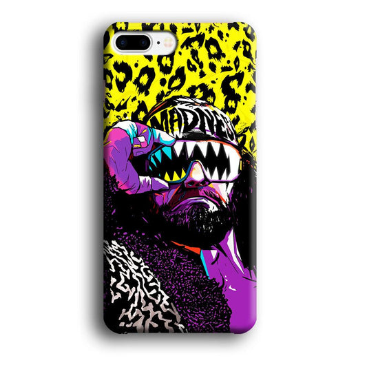 Macho Man Randy Savage iPhone 8 Plus Case-Plastic / Full Wrap (3D Case)-Xtracase