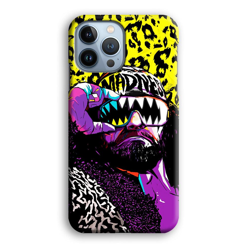 Macho Man Randy Savage iPhone 13 Pro Max Case-Plastic / Full Wrap (3D Case)-Xtracase