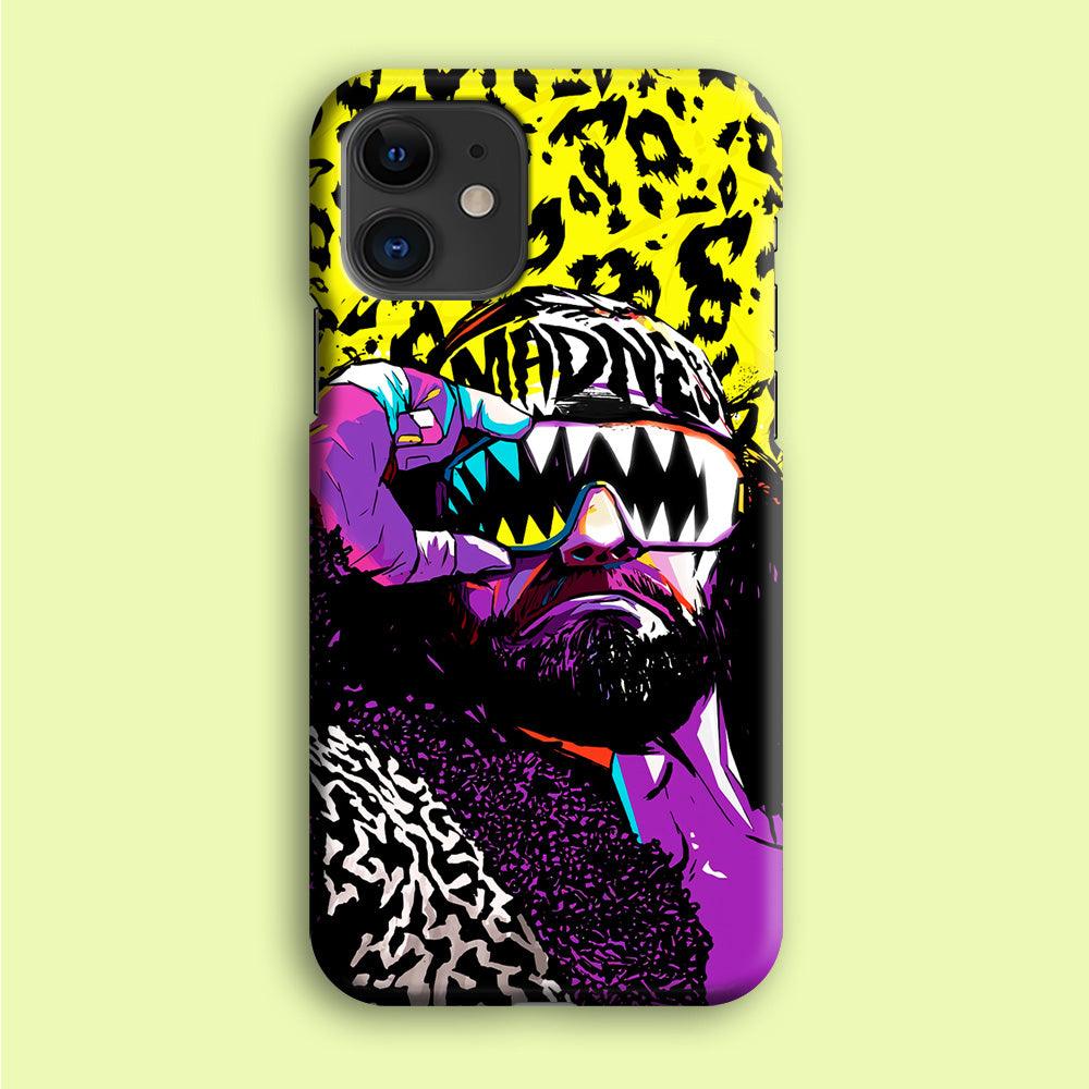 Macho Man Randy Savage iPhone 12 Mini Case-Plastic / Full Wrap (3D Case)-Xtracase