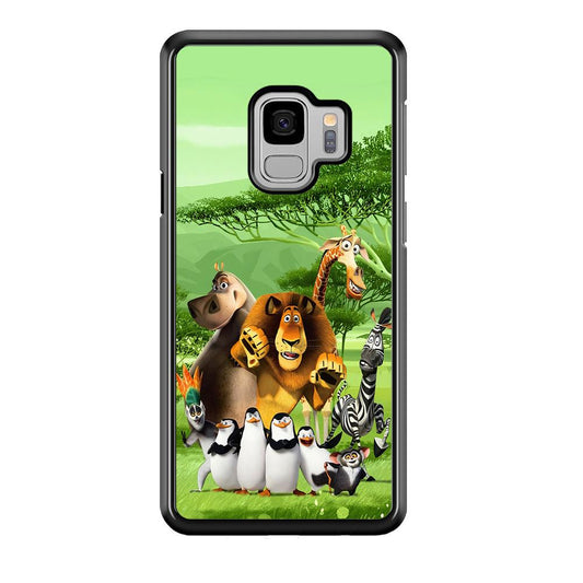 Madagascar Family Samsung Galaxy S9 Case-Plastic / Full Wrap (3D Case)-Xtracase