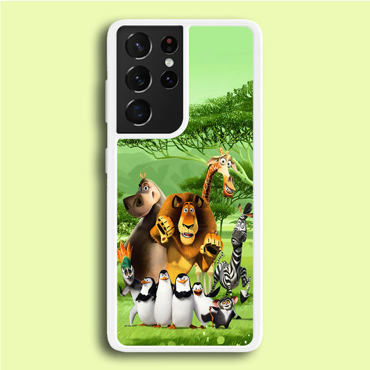 Madagascar Family Samsung Galaxy S21 Ultra Case
