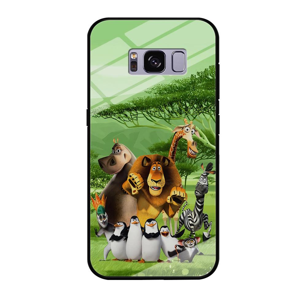 Madagascar Family Samsung Galaxy S8 Case-Tempered Glass Case-Xtracase