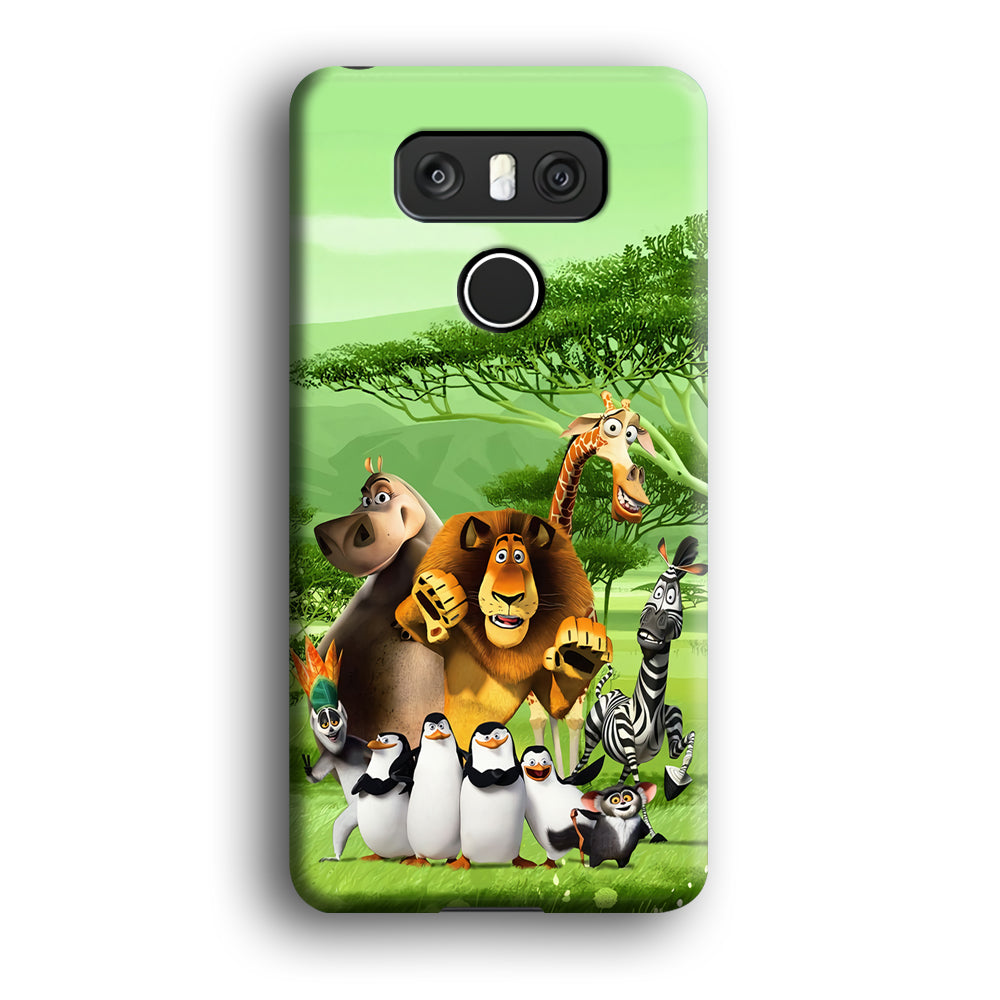 Madagascar Family LG G6 3D Case