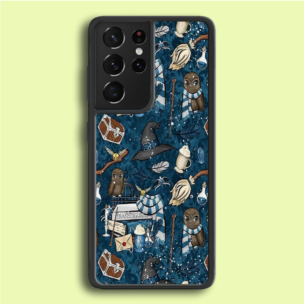 Magic Art 001 Samsung Galaxy S21 Ultra Case-Rubber / Black (2D Case)-Xtracase