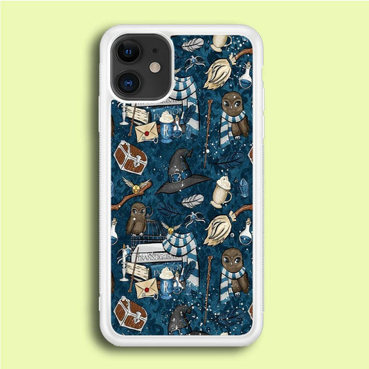Magic Art 001 iPhone 12 Case-Rubber / White (2D Case)-Xtracase