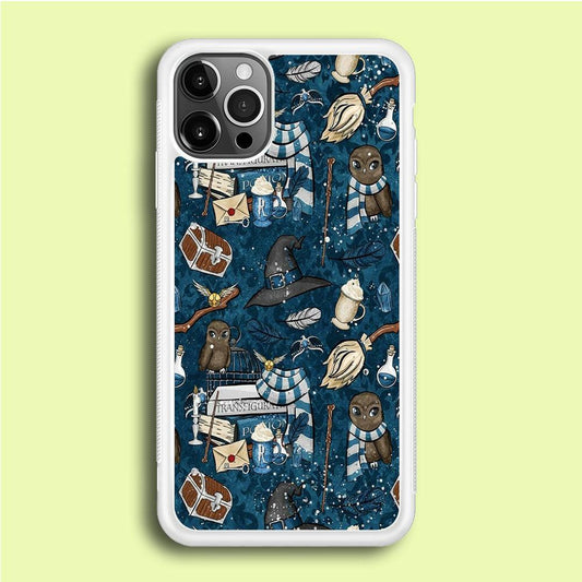 Magic Art 001 iPhone 12 Pro Case-Rubber / White (2D Case)-Xtracase