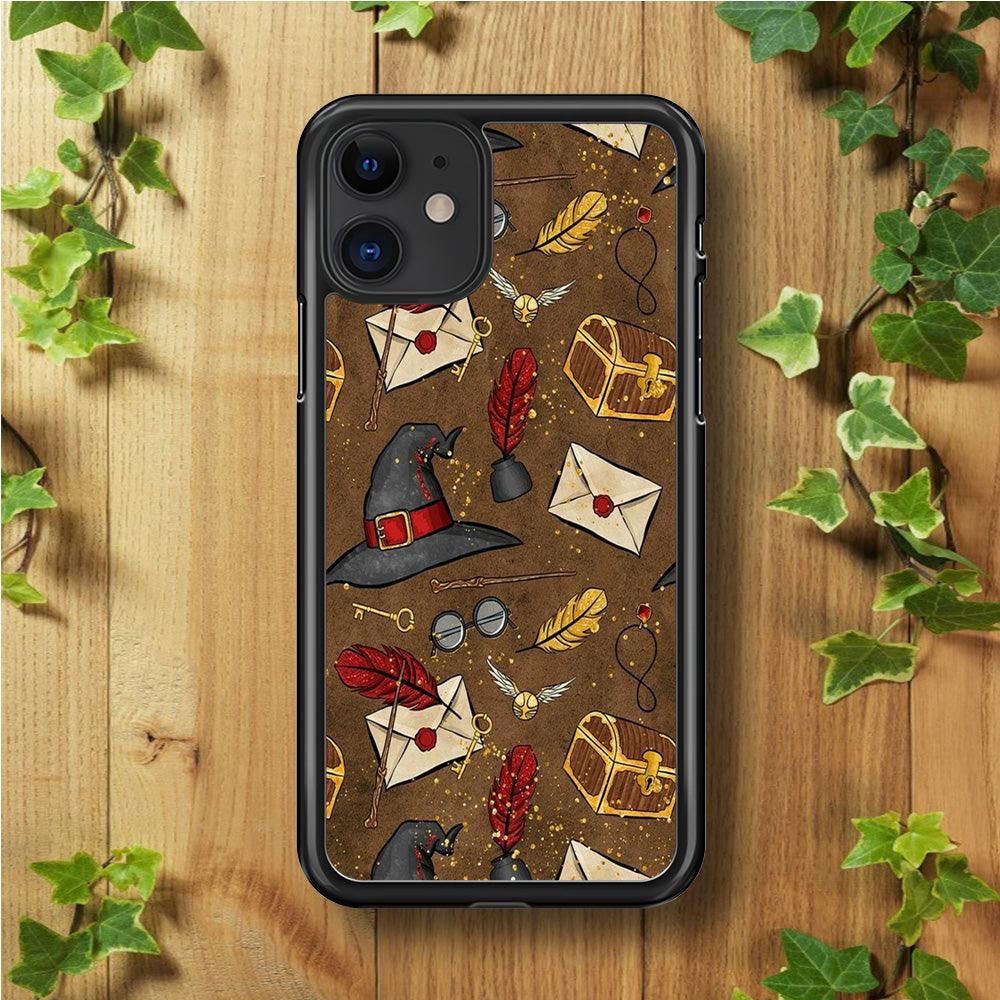 Magic Art 002 iPhone 11 Case-Rubber / Black (2D Case)-Xtracase
