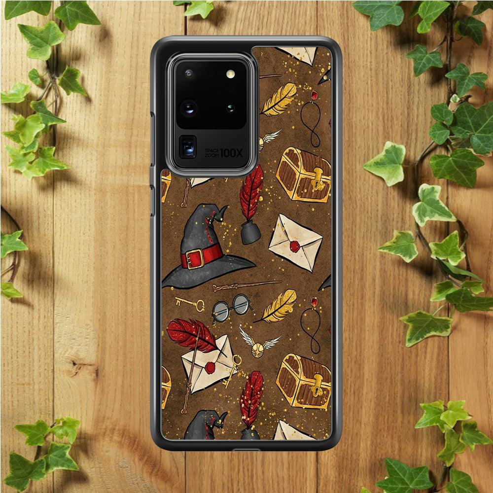 Magic Art 002 Samsung Galaxy S20 Ultra Case-Rubber / White (2D Case)-Xtracase