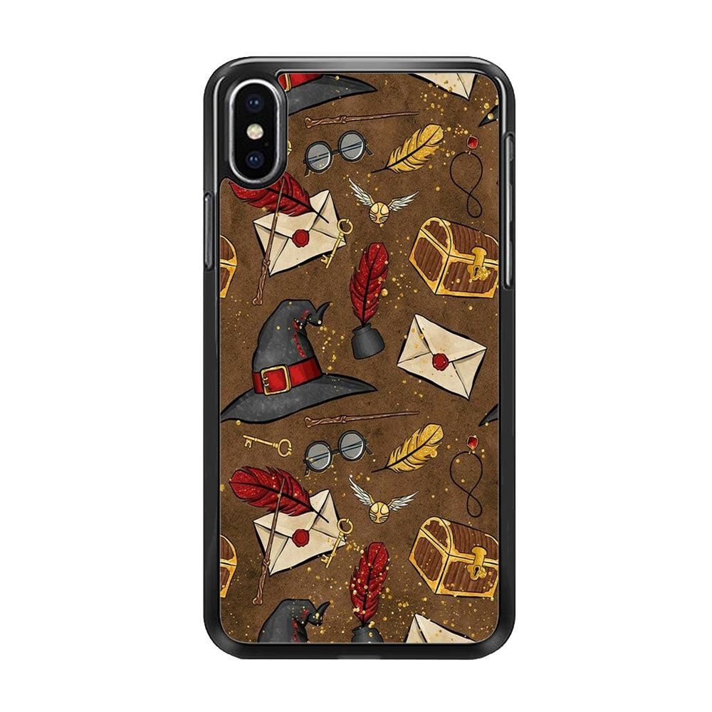 Magic Art 002 iPhone Xs 3D Case-Rubber / Black (2D Case)-Xtracase