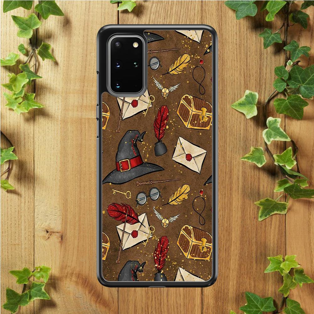 Magic Art 002 Samsung Galaxy S20 Plus Case-Rubber / White (2D Case)-Xtracase