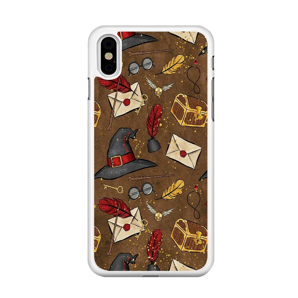 Magic Art 002 iPhone Xs 3D Case-Rubber / White (2D Case)-Xtracase