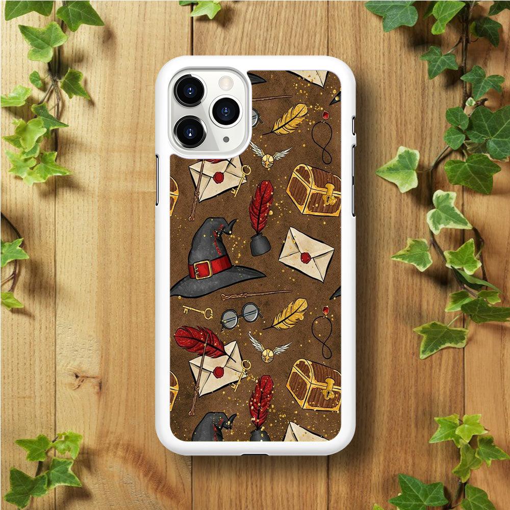 Magic Art 002 iPhone 11 Pro Max Case-Rubber / White (2D Case)-Xtracase