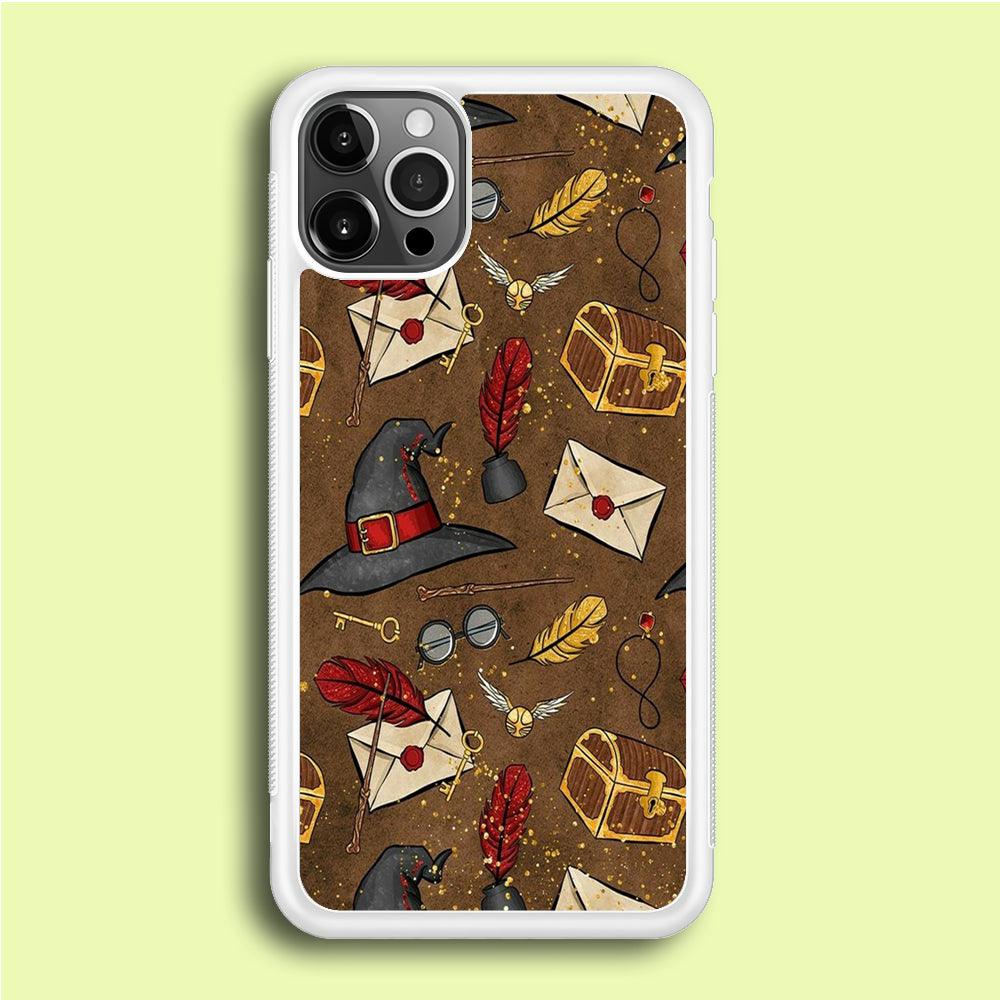 Magic Art 002 iPhone 12 Pro Case-Rubber / White (2D Case)-Xtracase