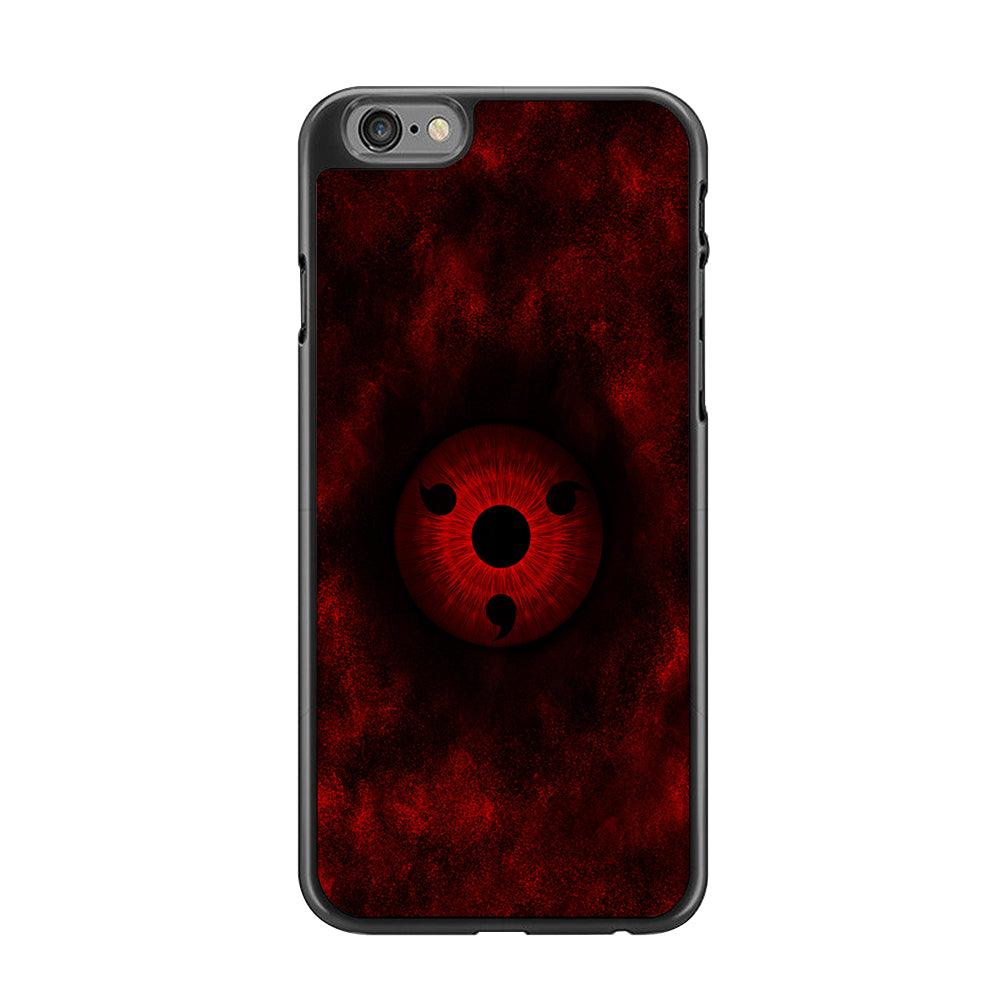 Mangekyou Sharingan Red iPhone 6 | 6s Case-Rubber / Black (2D Case)-Xtracase