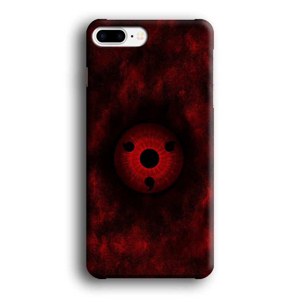 Mangekyou Sharingan Red iPhone 7 Plus Case-Plastic / Full Wrap (3D Case)-Xtracase