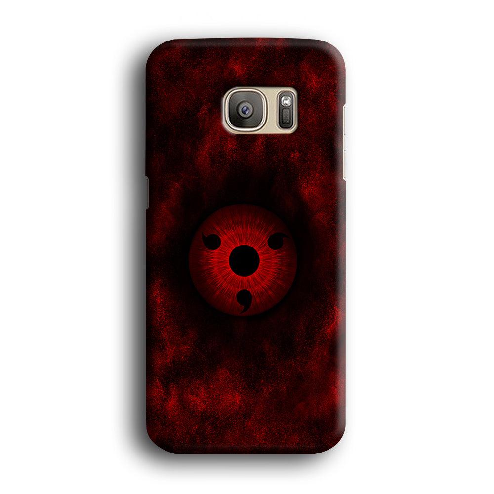 Mangekyou Sharingan Red Samsung Galaxy S7 Edge Case-Plastic / Full Wrap (3D Case)-Xtracase