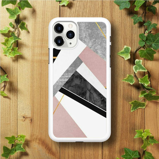 Marble Pattern 003 iPhone 11 Pro Max Case-Rubber / White (2D Case)-Xtracase