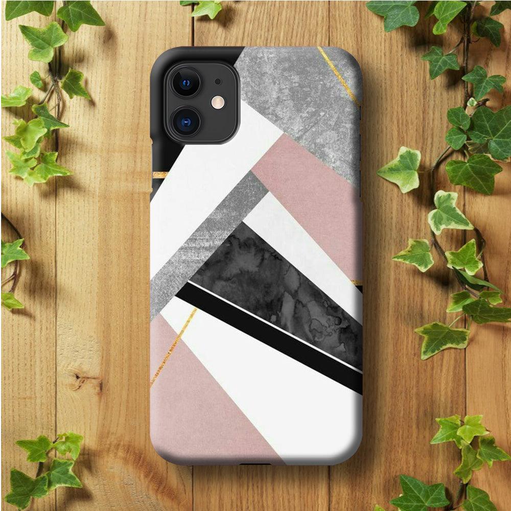 Marble Pattern 003 iPhone 11 Case-Plastic / Full Wrap (3D Case)-Xtracase