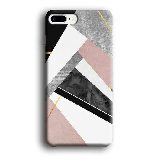 Marble Pattern 003 iPhone 8 Plus Case-Plastic / Full Wrap (3D Case)-Xtracase
