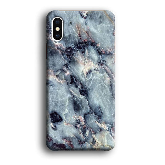 Marble Pattern 008 iPhone Xs Case-Plastic / Full Wrap (3D Case)-Xtracase