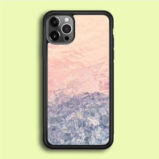 Marble Pattern 011 iPhone 12 Pro Case-Rubber / Black (2D Case)-Xtracase