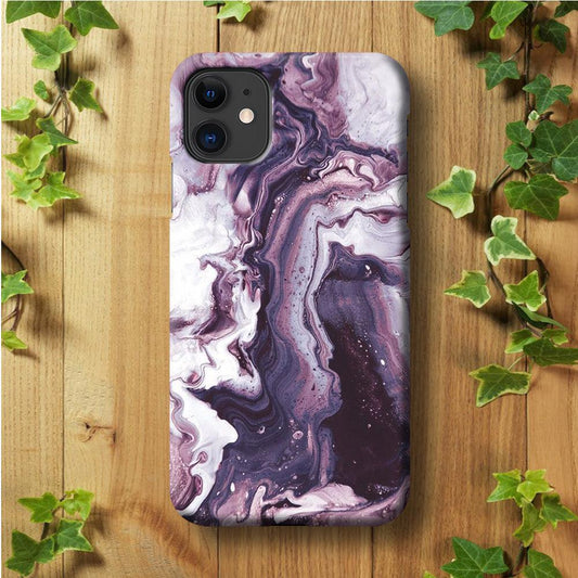 Marble Pattern 012 iPhone 11 Case-Plastic / Full Wrap (3D Case)-Xtracase