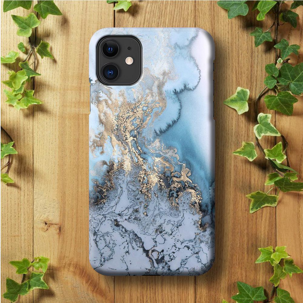 Marble Pattern 014 iPhone 11 Case-Plastic / Full Wrap (3D Case)-Xtracase