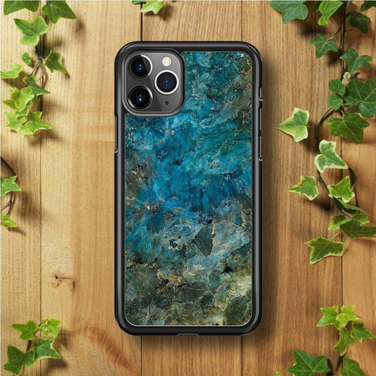 Marble Pattern 015 iPhone 11 Pro Case-Rubber / Black (2D Case)-Xtracase