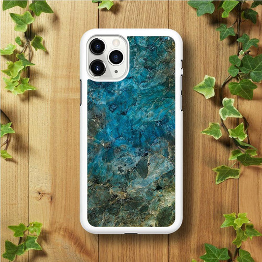 Marble Pattern 015 iPhone 11 Pro Max Case-Rubber / White (2D Case)-Xtracase