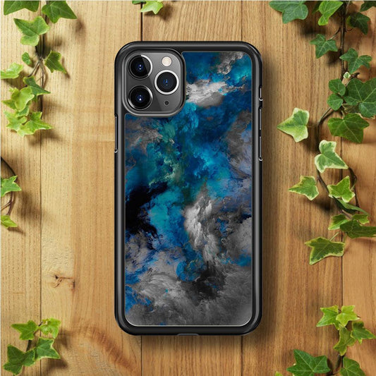 Marble Pattern 016 iPhone 11 Pro Case-Rubber / Black (2D Case)-Xtracase