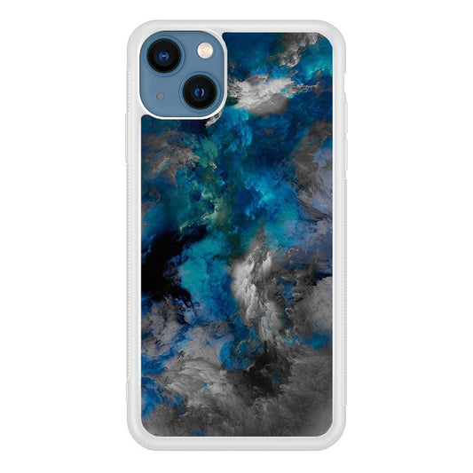 Marble Pattern 016 iPhone 13 Mini Case-Rubber / White (2D Case)-Xtracase